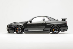 Ön Sipariş - 1/18 MOTORHELIX NISSAN SKYLINE GT-R R34 CUSTOMIZED VERSION FULL CARBON - M83413