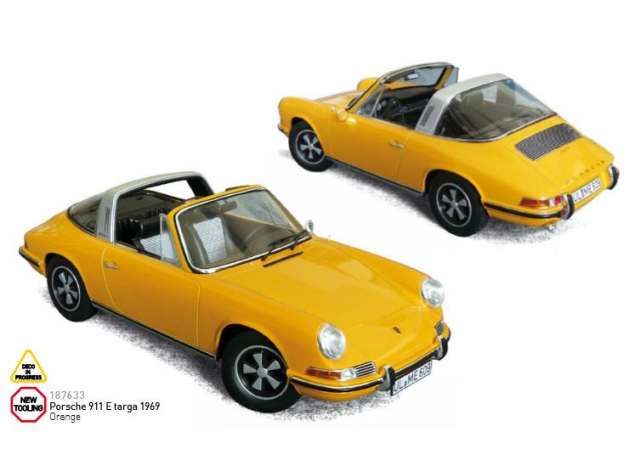 1969 Porsche 911 E Targa, orange