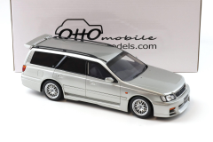 1/18 OTTO Nissan Stagea Autech Version 260RS KR4 Sonic silver 1997 - OT471