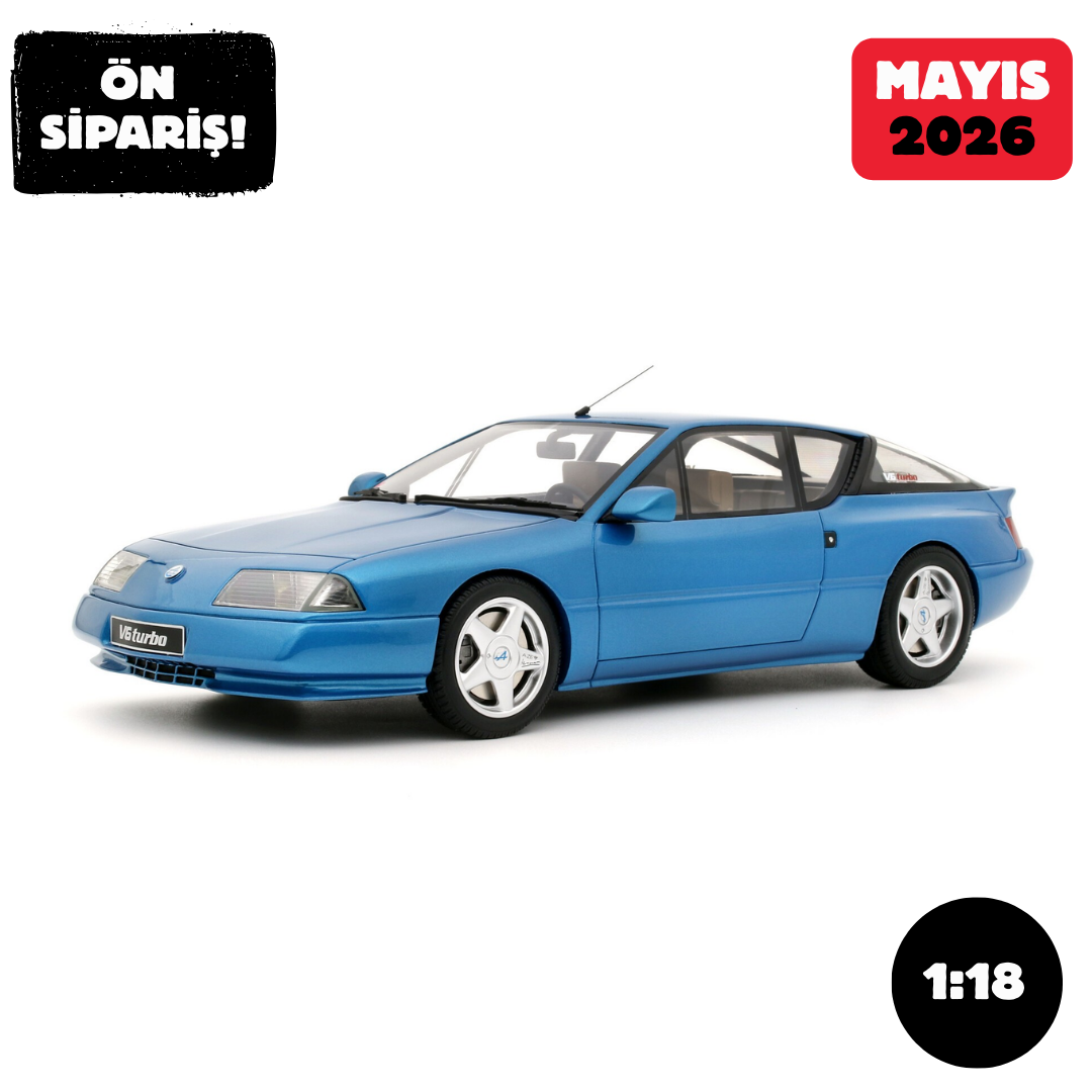 Ön Sipariş - 1/18 OTTO Alpine GTA V6 Turbo Bleu  - OT1146