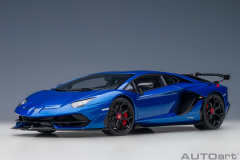 1/18 AUTOart Lamborghini Aventador SVJ (Blu Nethuns)