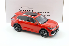 1/18 OTTO VOLKSWAGEN VW Tiguan E TSI R-Line Permission red metallic 2024 - OT489