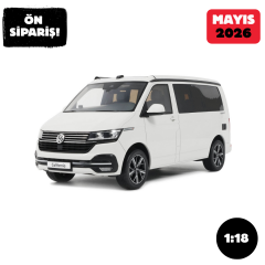Ön Sipariş - 1/18 OTTO Volkswagen T6.1 California Ocean Candy White LB9A - OT488