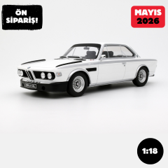 Ön Sipariş - 1/18 OTTO BMW 3,0 CSL Chamonix White - OT1145