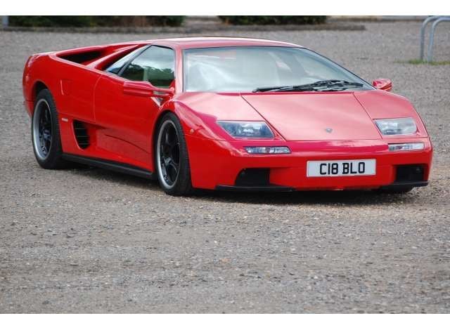 1994 Lamborghini Diablo, red