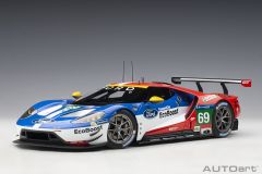 AUTOART - FORD USA - GT 3.5L TURBO V6 TEAM FORD CHIP GANASSI USA N 69 3rd 24h LE MANS 2016 R.BRISCOE - R.WESTBROOK - S.DIXON