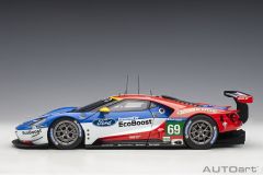 AUTOART - FORD USA - GT 3.5L TURBO V6 TEAM FORD CHIP GANASSI USA N 69 3rd 24h LE MANS 2016 R.BRISCOE - R.WESTBROOK - S.DIXON