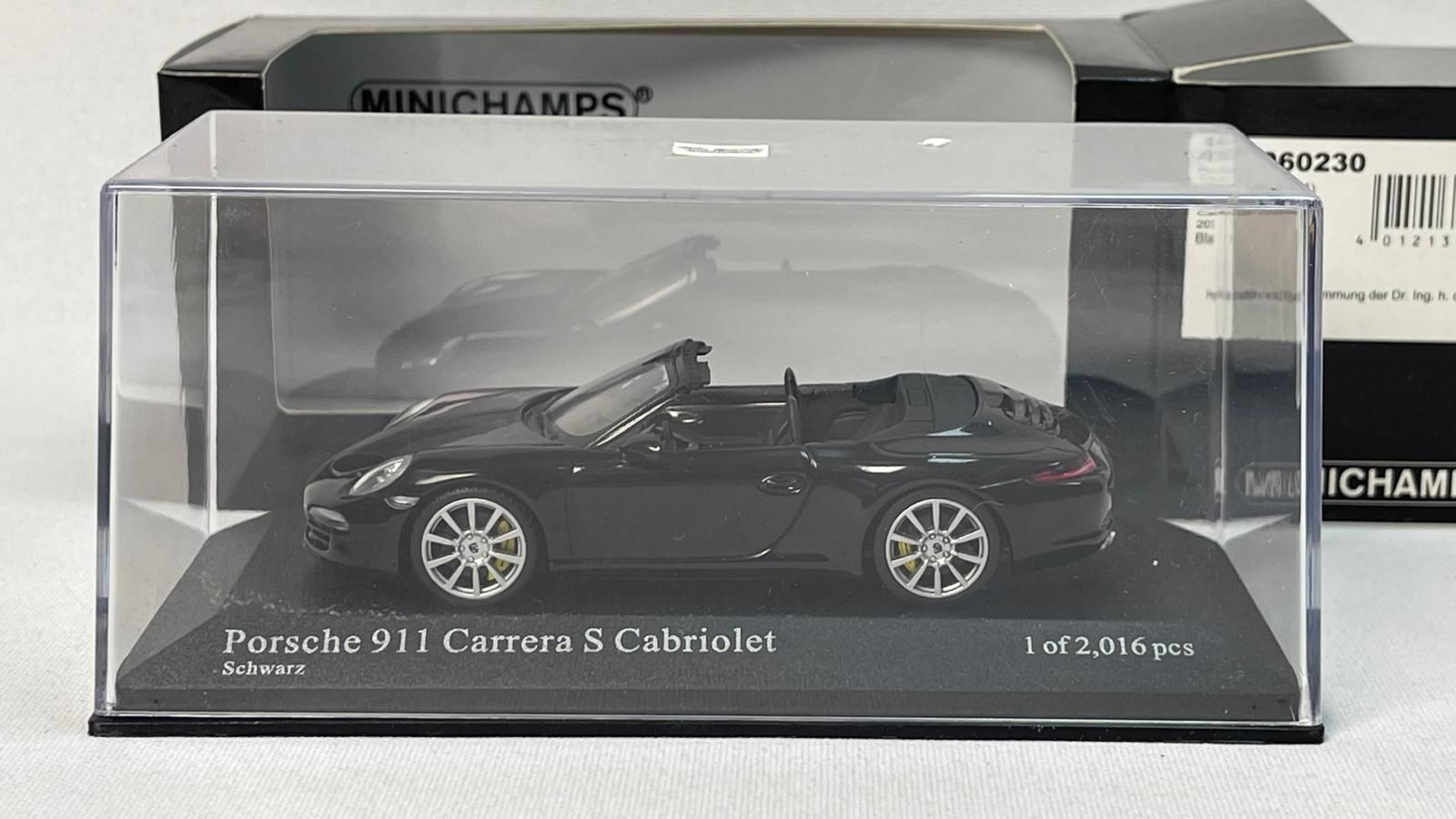 MINICHAMPS - PORSCHE - 911 991 CARRERA S CABRIOLET 2012