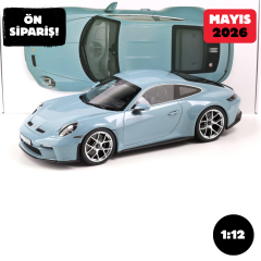 Ön Sipariş - 1/12 Norev Porsche 911 992 S/T Coupe 2023 Meissen blue - 127550