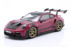Ön Sipariş - 1/18 Norev Porsche 911 (992) GT3 RS Weissach package star ruby - 187370