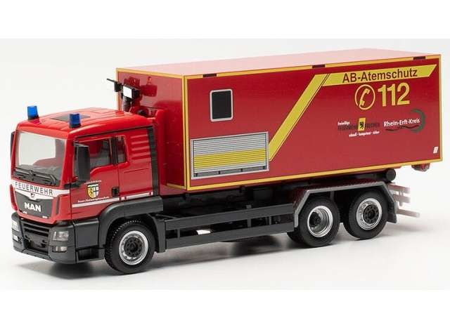 1/87 MAN TGS WeLa-LKW  Fire Department, red/yellow