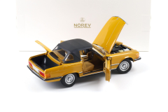 Ön Sipariş - 1/18 Norev Mercedes 450SL R107 Cabriolet 1975 Cayenne orange - 183350