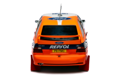 1/18 IXO-MODELS - FORD ENGLAND - ESCORT WRC TEAM REPSOL FORD MOTOR COMPANY N 4 WINNER RALLY ACROPOLIS 1997 CARLOS SAINZ - LUIS MOYA