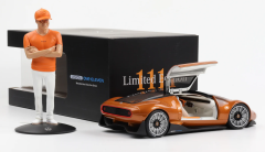 NZG - MERCEDES BENZ - VISION ONE ELEVEN 2023 WITH CHIEF DESIGNER GORDON WAGENER FIGURE