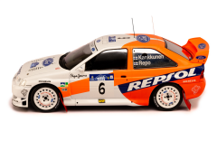 1/18 IXO-MODELS - FORD ENGLAND - ESCORT WRC TEAM FORD REPSOL MOTOR COMPANY N 6 2nd RALLY ACROPOLIS 1997 JUHA KANKKUNEN - JUHA REPO