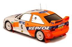 1/18 IXO-MODELS - FORD ENGLAND - ESCORT WRC TEAM FORD REPSOL MOTOR COMPANY N 6 2nd RALLY ACROPOLIS 1997 JUHA KANKKUNEN - JUHA REPO