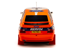 1/18 IXO-MODELS - FORD ENGLAND - ESCORT WRC TEAM FORD REPSOL MOTOR COMPANY N 6 2nd RALLY ACROPOLIS 1997 JUHA KANKKUNEN - JUHA REPO