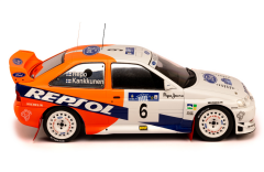 1/18 IXO-MODELS - FORD ENGLAND - ESCORT WRC TEAM FORD REPSOL MOTOR COMPANY N 6 2nd RALLY ACROPOLIS 1997 JUHA KANKKUNEN - JUHA REPO