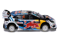 1/18 IXO-MODELS - FORD ENGLAND - PUMA RALLY1 RED BULL WRC TEAM M-SPORT FORD WRT N 16 3rd (with snorkel) RALLY SAFARI KENYA 2024 ADRIEN FOURMAUX - ALEXANDRE CORIA