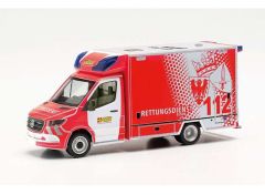 1/87 Mercedes Benz Sprinter `18 Fahrtec ASB / Feuerwehr Essen, red/white