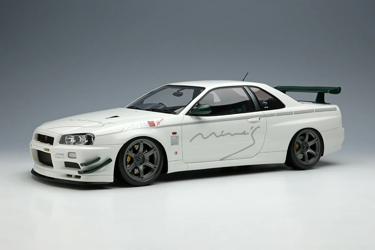 1/18 Make Up /Idea Mine'S Skyline Gt-R Bnr34 V Spec N1 2021 Rays Wheel