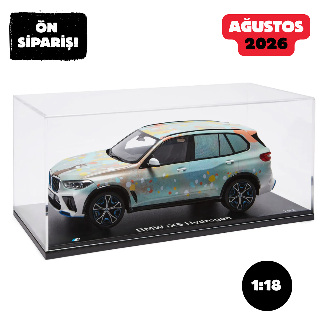 1/18 SPARK-MODEL - BMW - iX5 HYDROGEN (G05) 2025 - ART CAR BY ALVARO BARRINGTON - CON VETRINA - WITH SHOWCASE