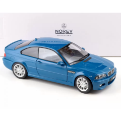 Ön Sipariş - 1/18 Norev BMW M3 E46 Coupe 2000 Blue met - 183001