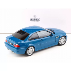 Ön Sipariş - 1/18 Norev BMW M3 E46 Coupe 2000 Blue met - 183001