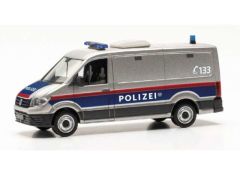 1/87 Volkswagen Crafter FD Police Österreich, silver/blue/red