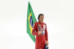 IRON-STUDIOS - FIGURES - F1 McLAREN MP4/6 AYRTON SENNA WINNER BRAZIL INTERLAGOS BRAZIL 1991 - FLAG PODIUM - BANDIERA PODIO