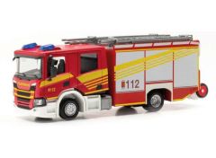 1/87 Scania CP Crewcab Fire Department, red/yellow