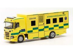 1/87 Scania CR ND K.-LKW Intensive ambulance, yellow/green
