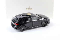 Ön Sipariş - 1/18 Norev Audi RS3 Sportback 2025 Myth black metallic - 188388