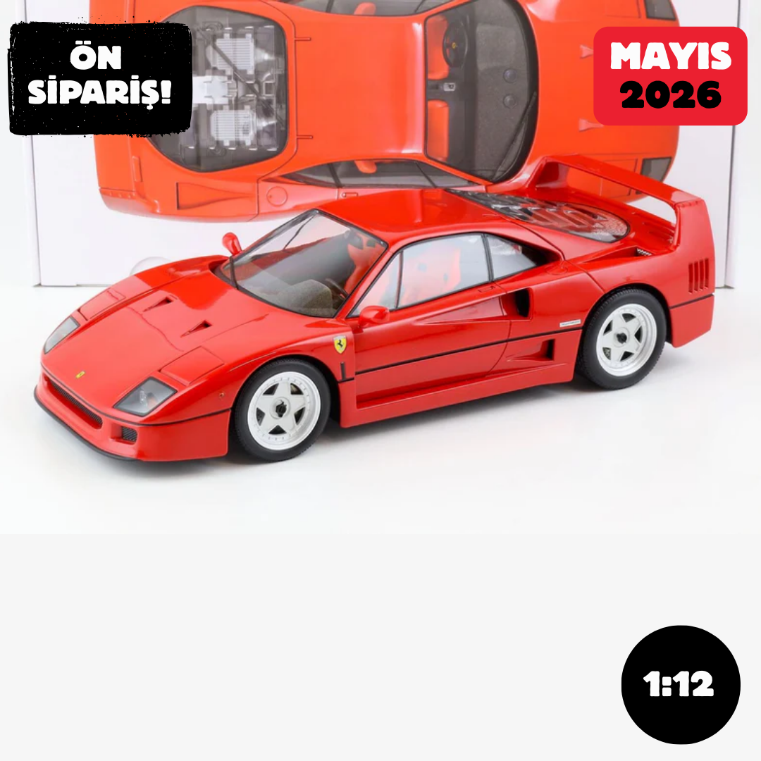 Ön Sipariş - 1/12 Norev Ferrari F40 1987 Red - 127902