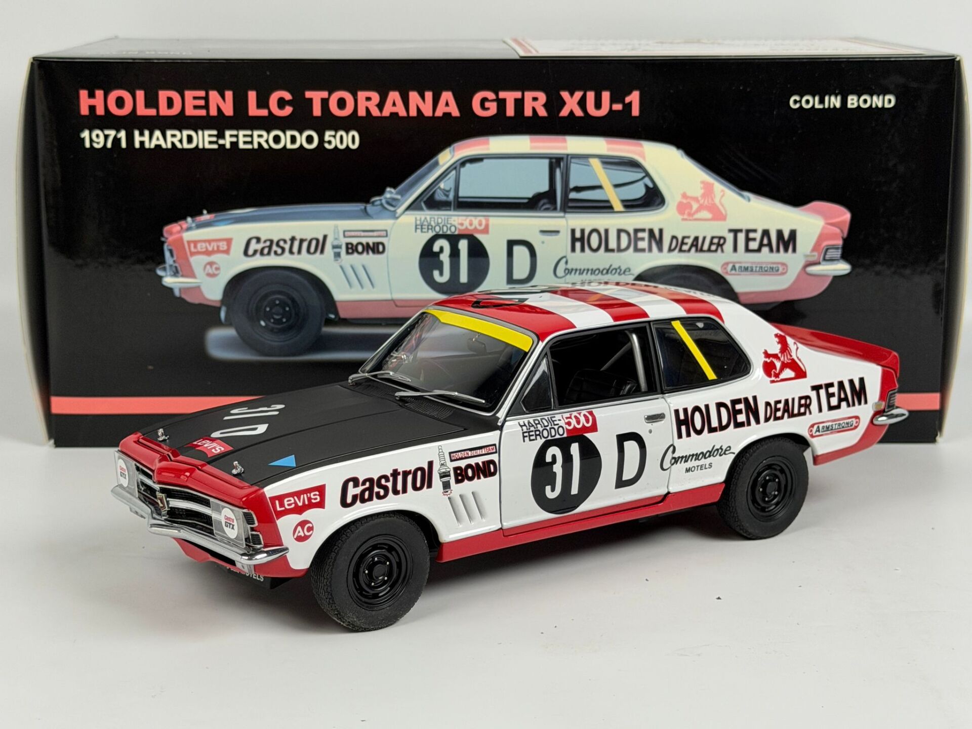 1/18 AUTOart & Biante - Holden LC Torana GTR XU-1 #31D Colin Bond 4th Bathurst 500 1971 - 87162