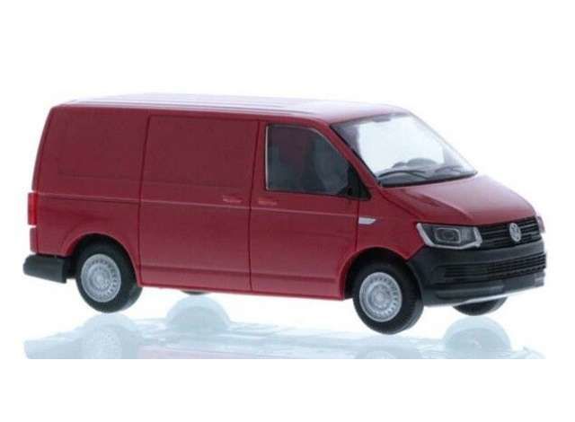 Volkswagen T6 (closed), short, red