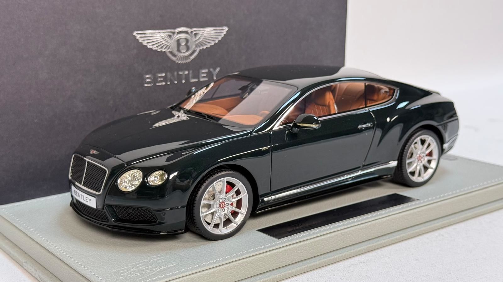BBR-MODELS - 1/18 - BENTLEY - CONTINENTAL GT V8-S COUPE 2014 - WITH SHOWCASE