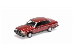 1986 Volvo 240 GL, dark red metallic