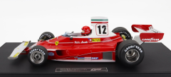 GP-REPLICAS - FERRARI - F1 312T TEAM FERRARI SEFAC N 12 WORLD CHAMPION WINNER BELGIUM ZOLDER GP (with pilot figure) 1975 NIKI LAUDA