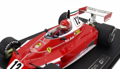 GP-REPLICAS - FERRARI - F1 312T TEAM FERRARI SEFAC N 12 WORLD CHAMPION WINNER BELGIUM ZOLDER GP (with pilot figure) 1975 NIKI LAUDA