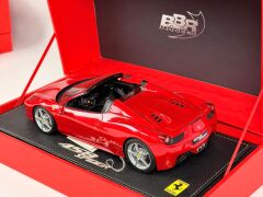 1/18 BBR-MODELS - FERRARI - 458 ITALIA 8C SPIDER IAA FRANKFURT 2011