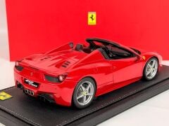 1/18 BBR-MODELS - FERRARI - 458 ITALIA 8C SPIDER IAA FRANKFURT 2011