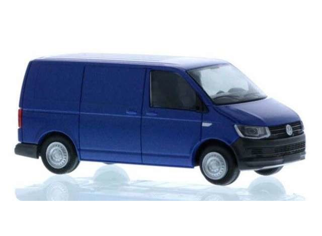 Volkswagen T6 (closed), short, blue