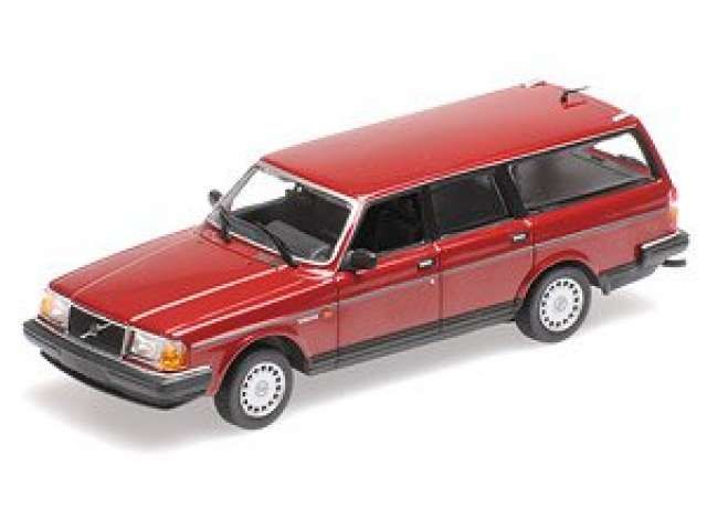 1986 Volvo 240 GL Break, red