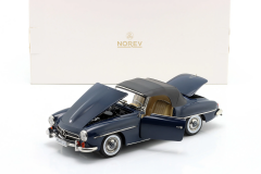 Ön Sipariş - 1/18 Norev Mercedes-Benz 190 SL 1957 blue - 183403