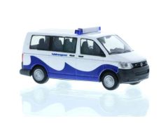 1/87 Volkswagen T5 Notfallmanagement Usedomer Baderbahn, white/blue