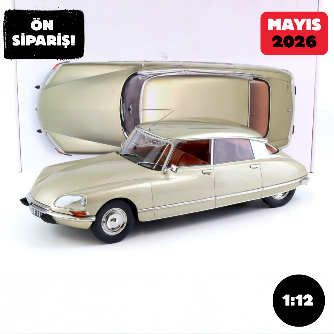 Ön Sipariş - 1/12 Norev Citroen DS 23 Pallas 1973 Tholonnet beige metallic - 121730