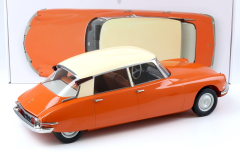 Ön Sipariş - 1/12 Norev Citroen DS 19 Capucine orange & Cream 1957 - 121580