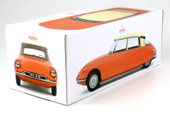 Ön Sipariş - 1/12 Norev Citroen DS 19 Capucine orange & Cream 1957 - 121580