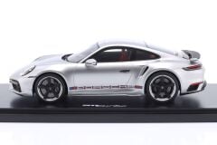 SPARK-MODEL - PORSCHE - 911 992 TURBO COUPE 2023 - FIRST TURBO REMASTERED - CON VETRINA - WITH SHOWCASE